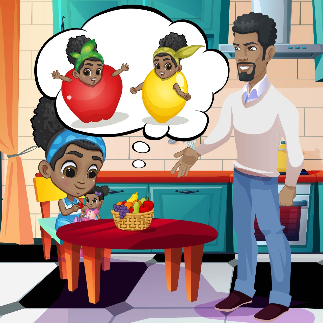 Eve Eat Your Fruit – A Fun & Colourful Children’s Picture Book on Healthy Eating